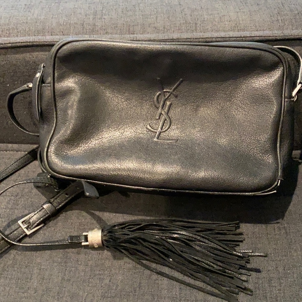Saint Laurent Black Lou Camera Bag